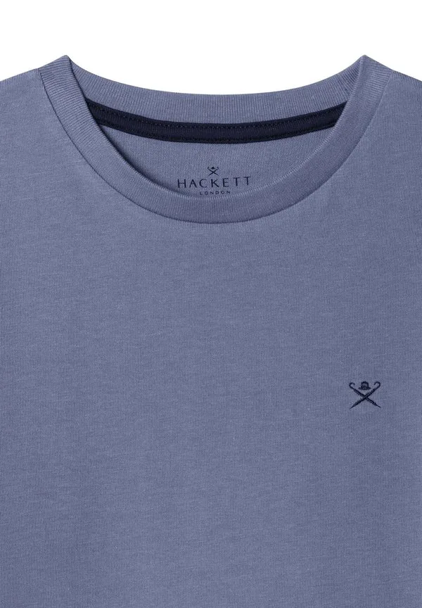 Простая футболка Hackett London, Thames Blue — фото 3