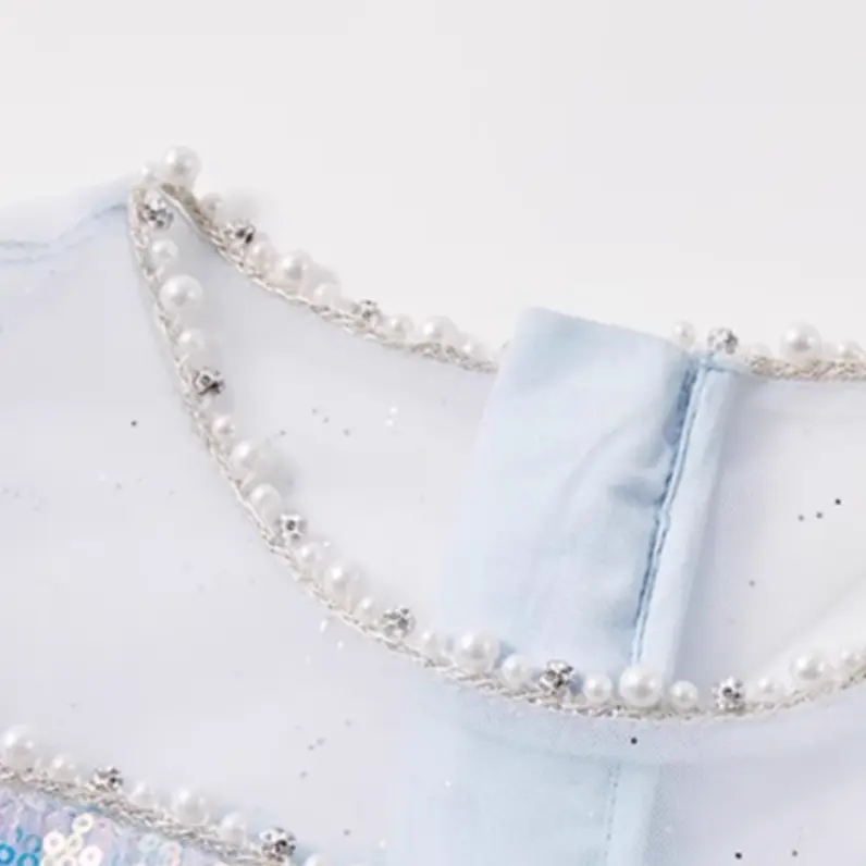 Disney Платье Frozen Series SS25 Blue для детей 3-7 лет — фото 4