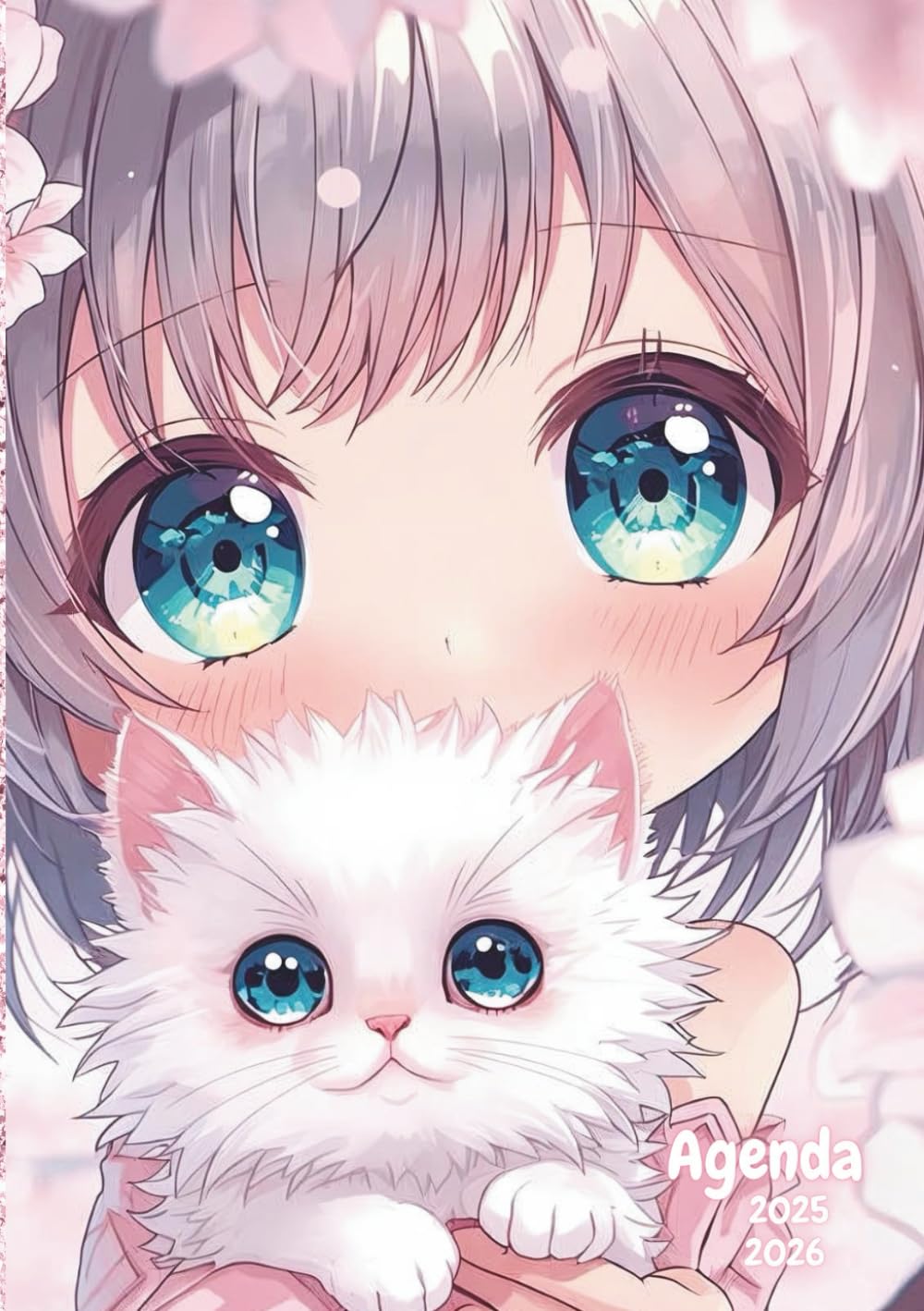 

Agenda scolaire fille manga animé, chaton kawaii: Journalier (une page par jour) | 12x17 cm | Primaire, collège, lycée & étudiant | Enfant, Garçon & ... cerisier en fleur du Japon (French Edition)