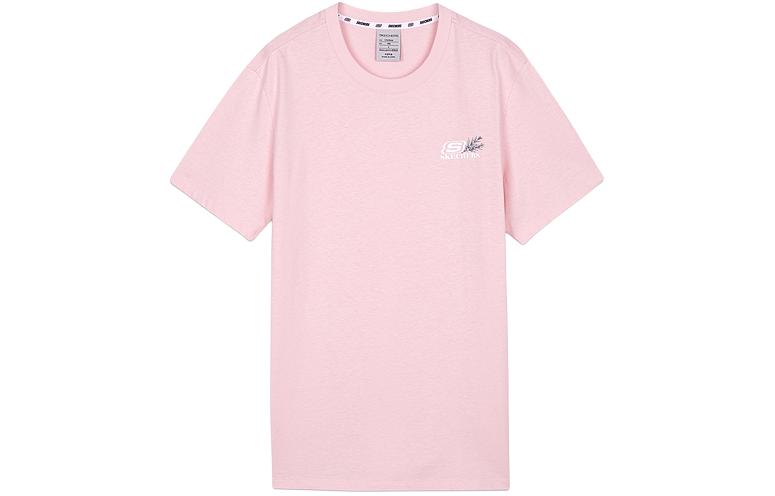 

Skechers Футболка унисекс, мелово-розовая, Розовый, Skechers Футболка унисекс, мелово-розовая