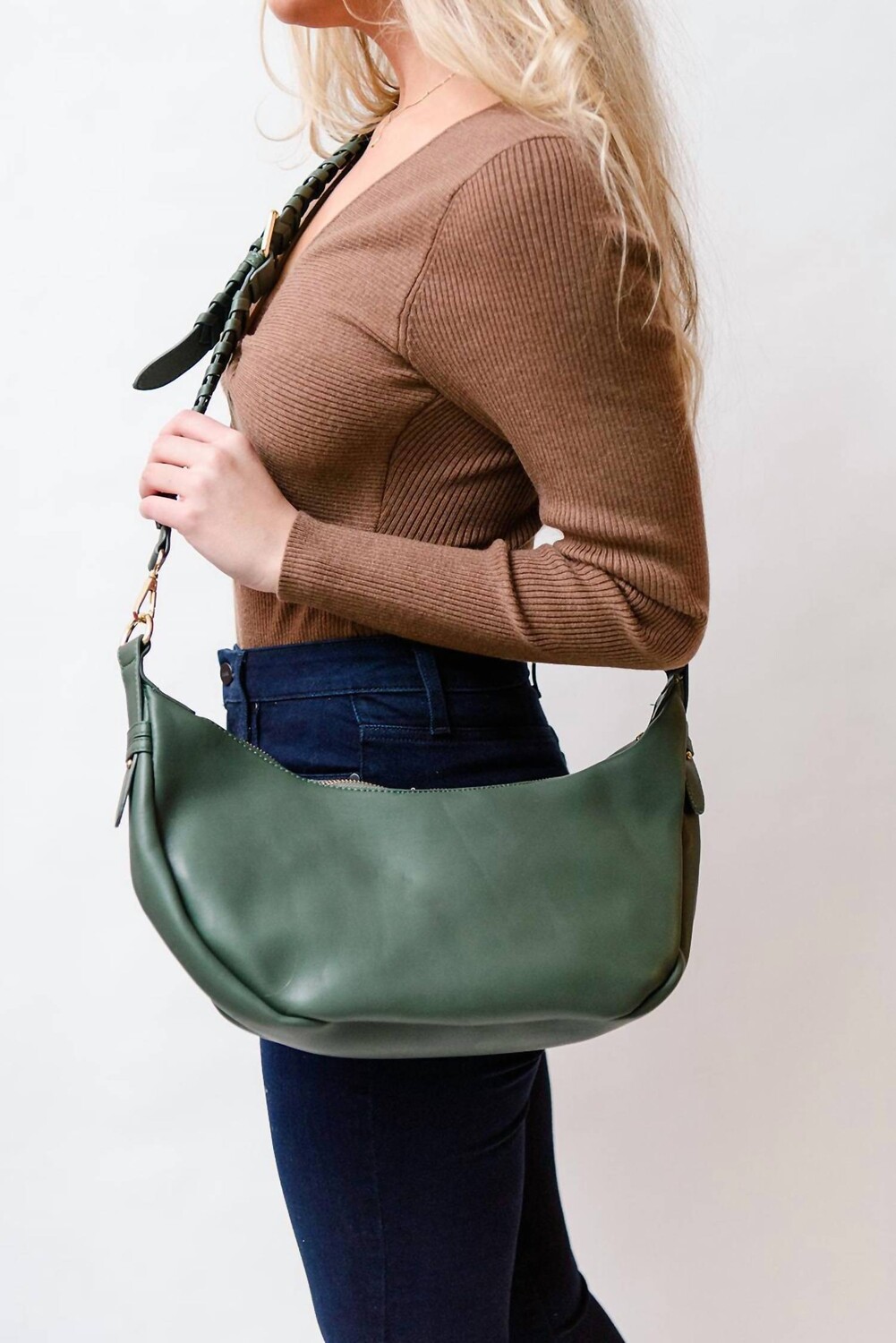 

Сумка Zola цвета Hunter Green JULES KAE
