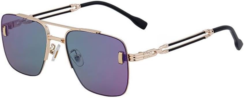 

Большие солнцезащитные очки для мужчин, крупная оправа, роскошные классические очки в металлической оправе, солнцезащитные очки для вождения, ретро-очки LVTFCO, C4goldlightgray