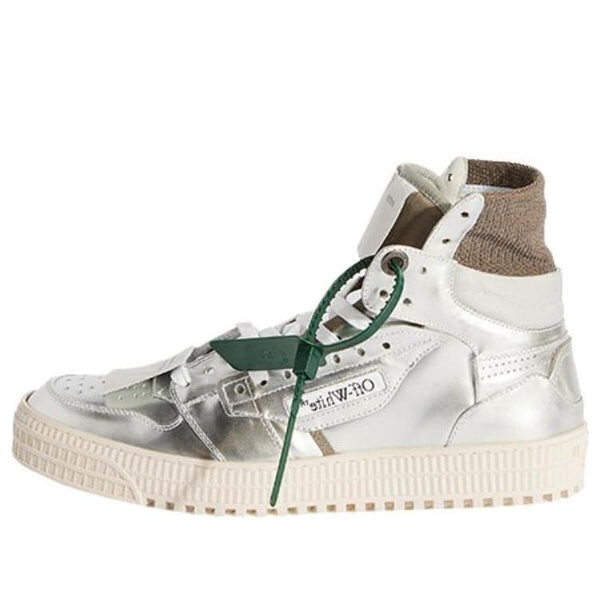

Кроссовки 3.0 off-court high 'silver brown green' Off-White, серебряный