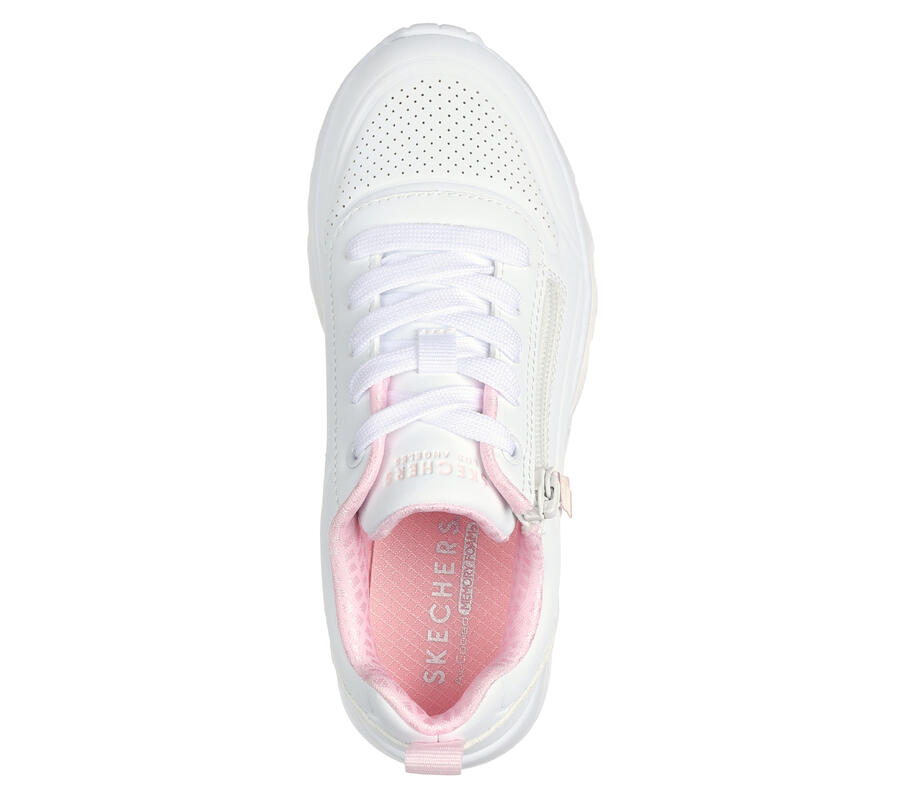 SKECHERS Детские кроссовки UNO LITE EASY ZIP белые — фото 2