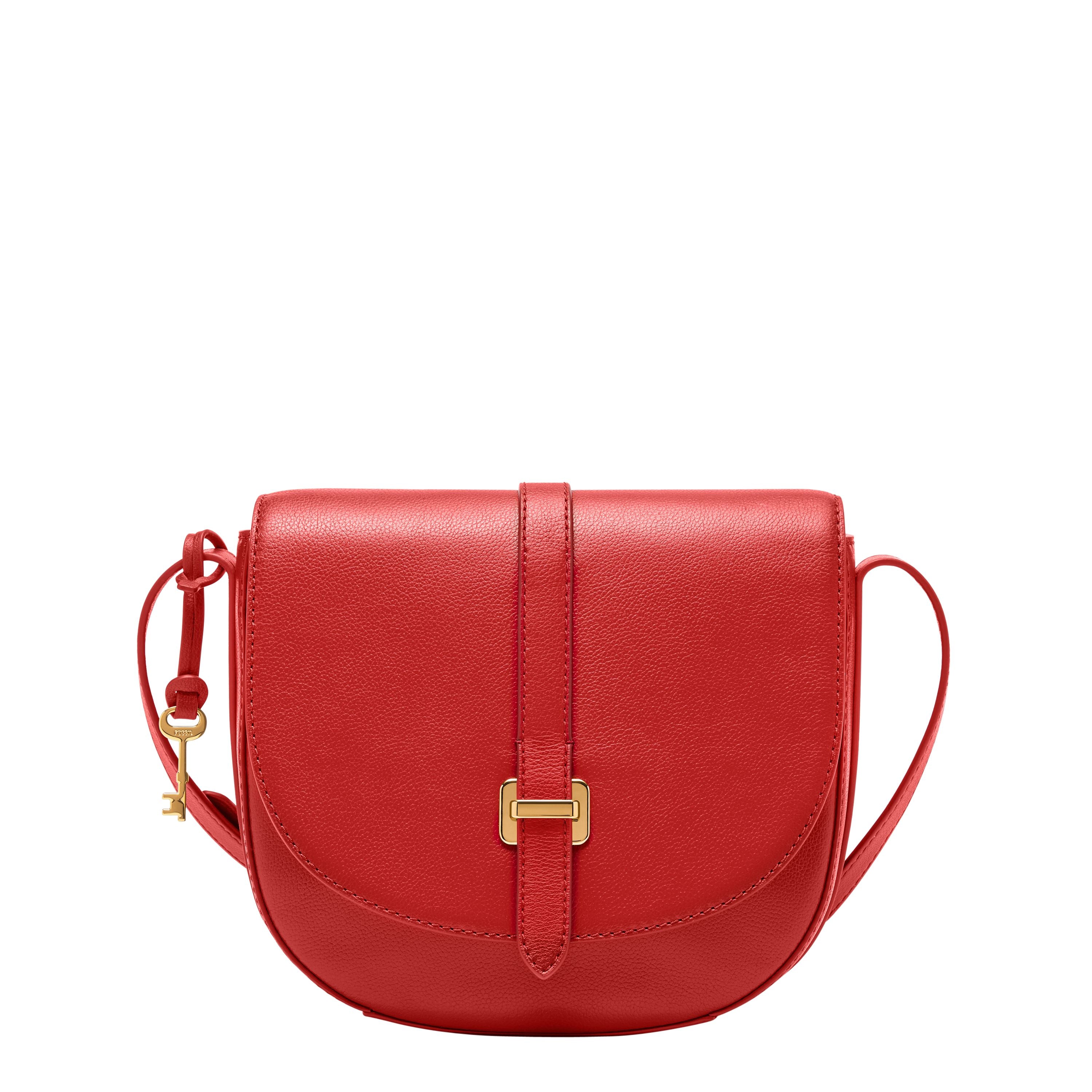 

Женская сумка через плечо Fossil Emery Leather, красный