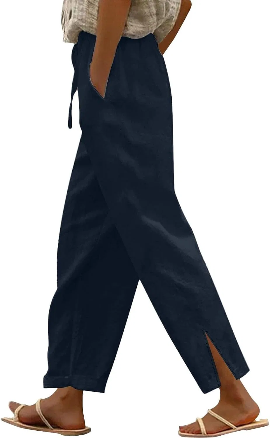 Джинсы Linen Pants, Navy