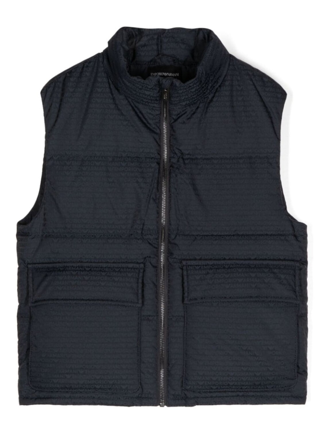 

Emporio Armani Kids пуховик с логотипом, синий