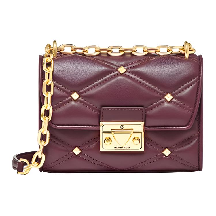 

MICHAEL KORS Женская сумка через плечо из искусственной кожи бордового цвета