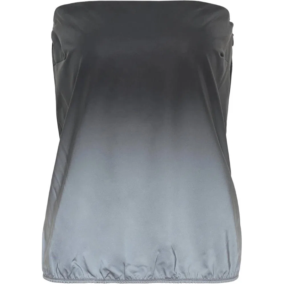 Топ bubble с рефлективным эффектом Alexander Wang, Silver