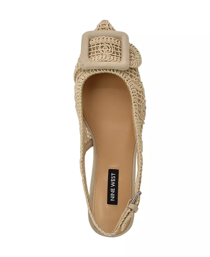 Женские мюли Jasser Slip On Nine West, загар/бежевый — фото 4