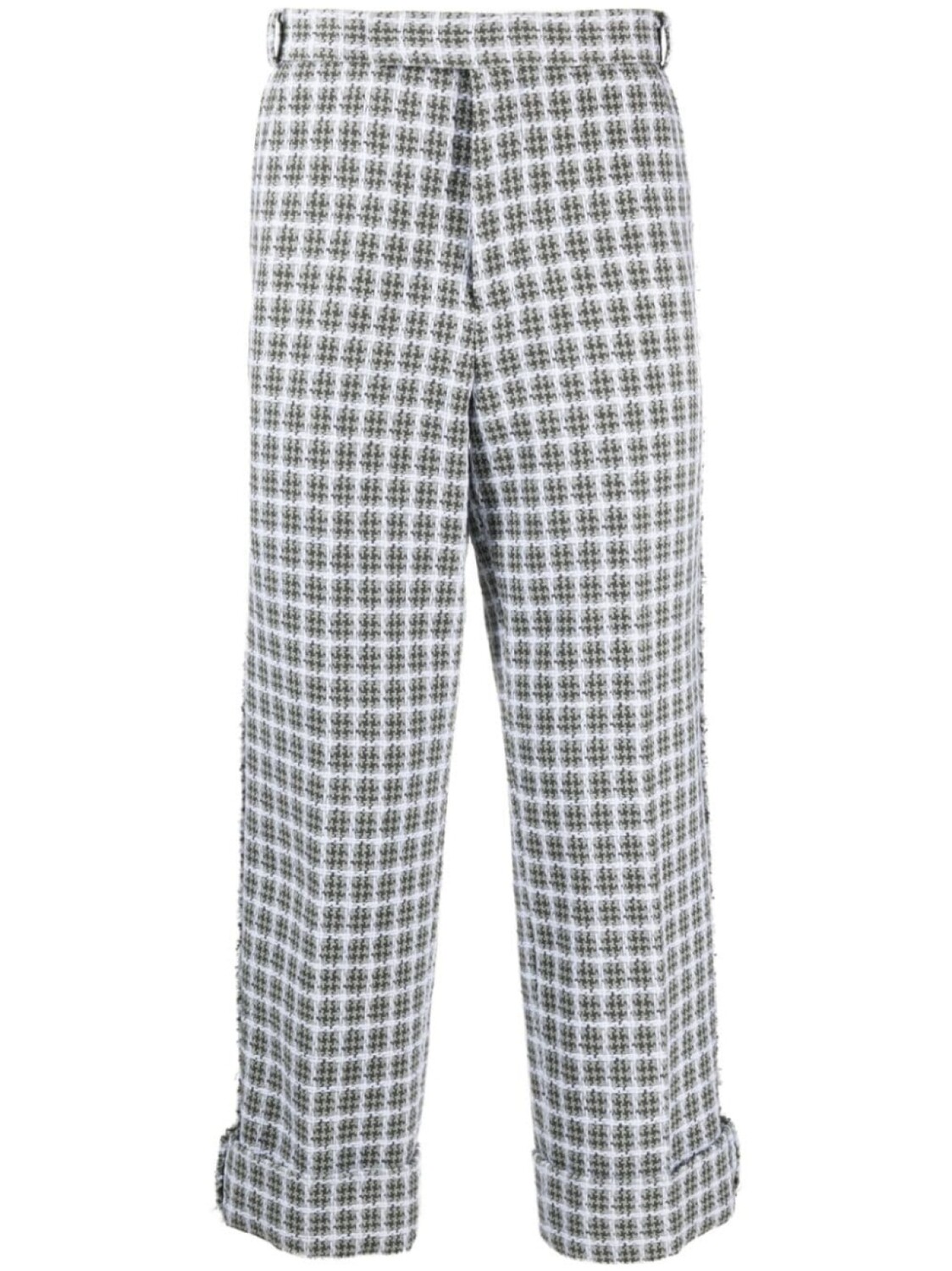 

Thom Browne клетчатые брюки строгого кроя, серый