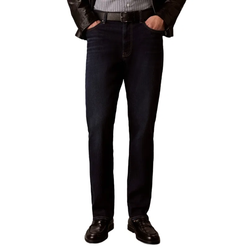 Джинсы мужские скинни Calvin Klein Navy Blue Denim — фото 4