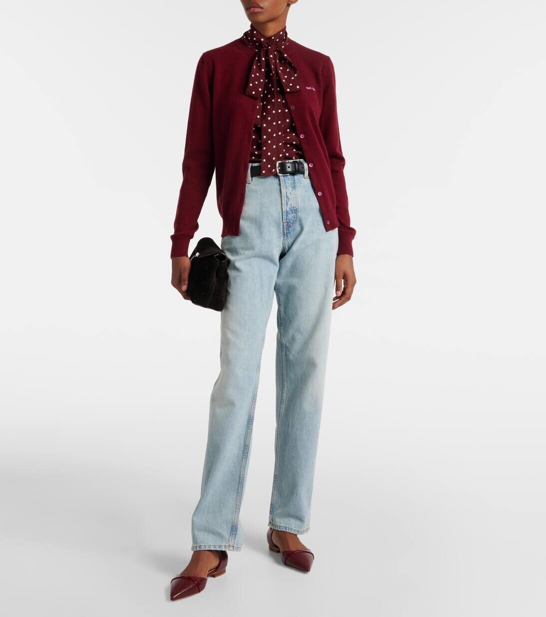 Туфли Мэри Джейн из кожи Ulla Malone Souliers, цвет rosewood/rosewood — фото 2