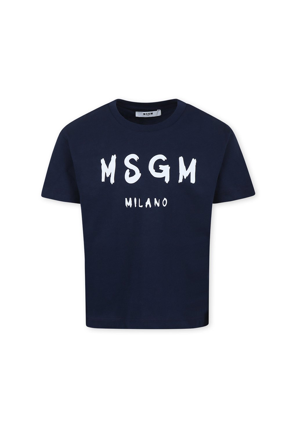 

Футболка с принтом A MANICA CORTA MSGM, синий