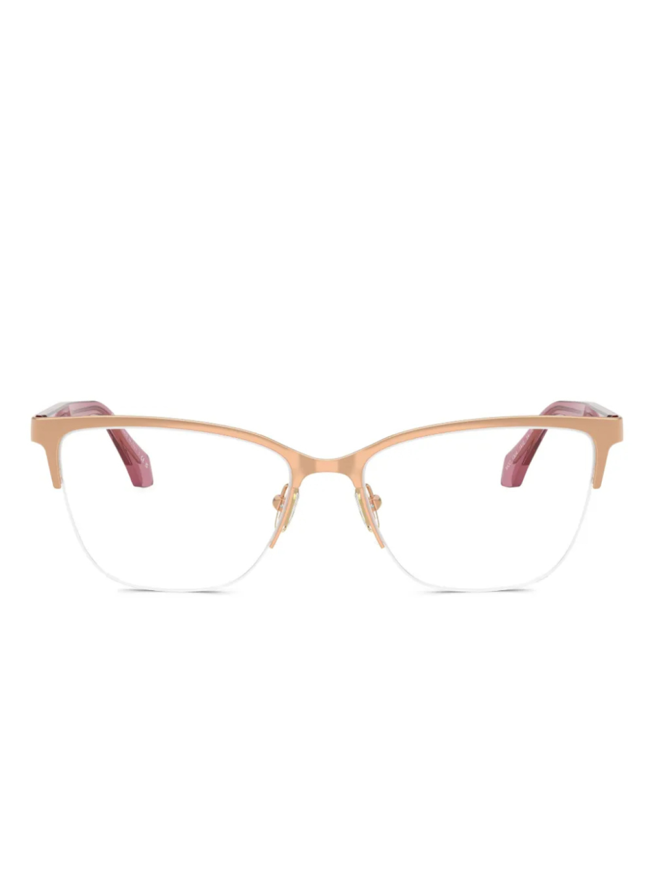

Versace Eyewear square-frame очки, розовый
