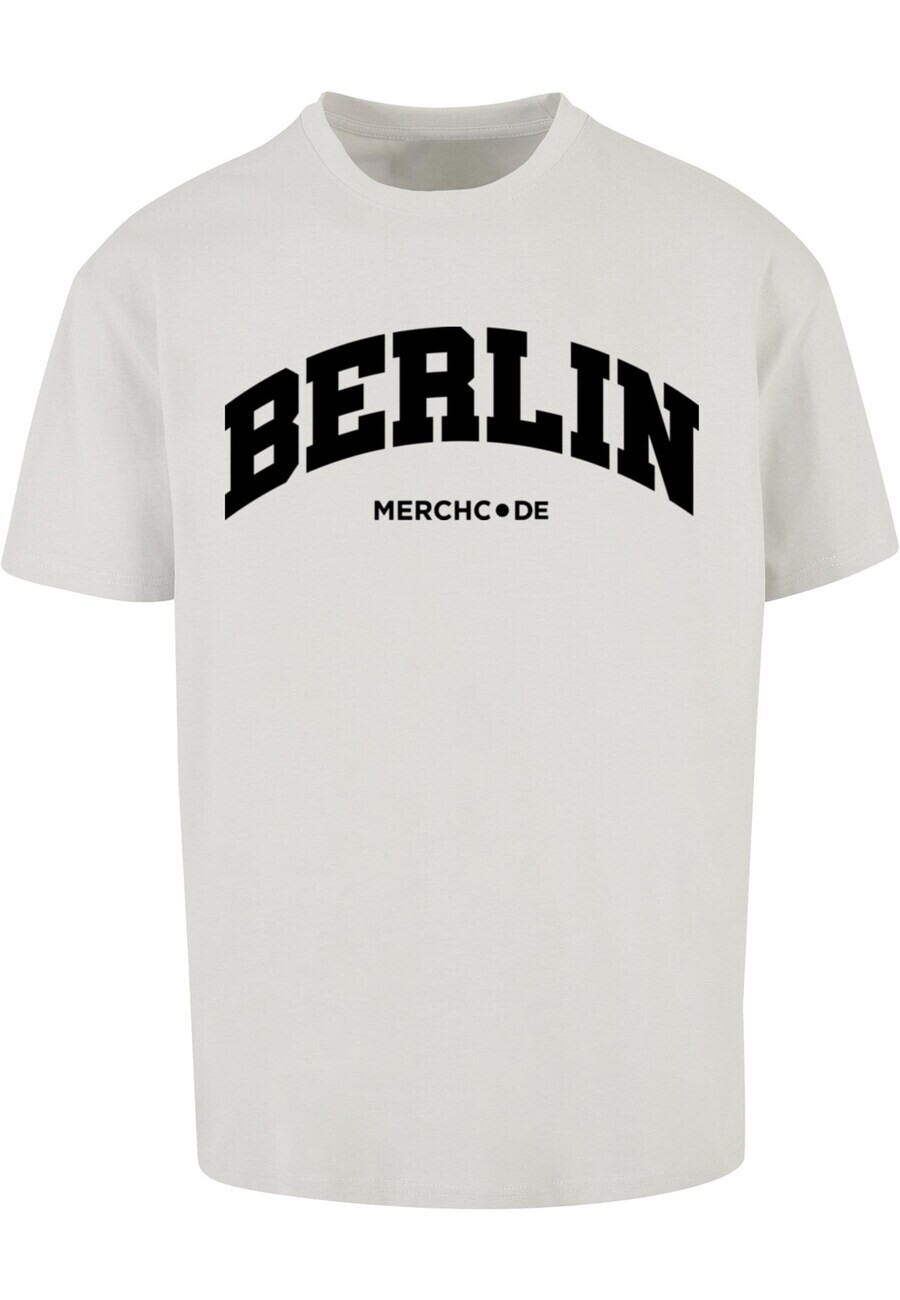 

Футболка Merchcode BERLIN, светло-серый