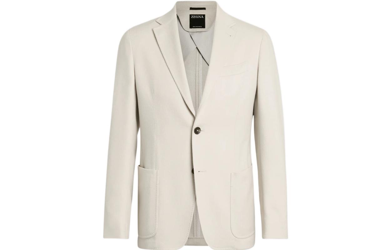 

Ermenegildo Zegna Мужской деловой костюм-пиджак Zegna, белый