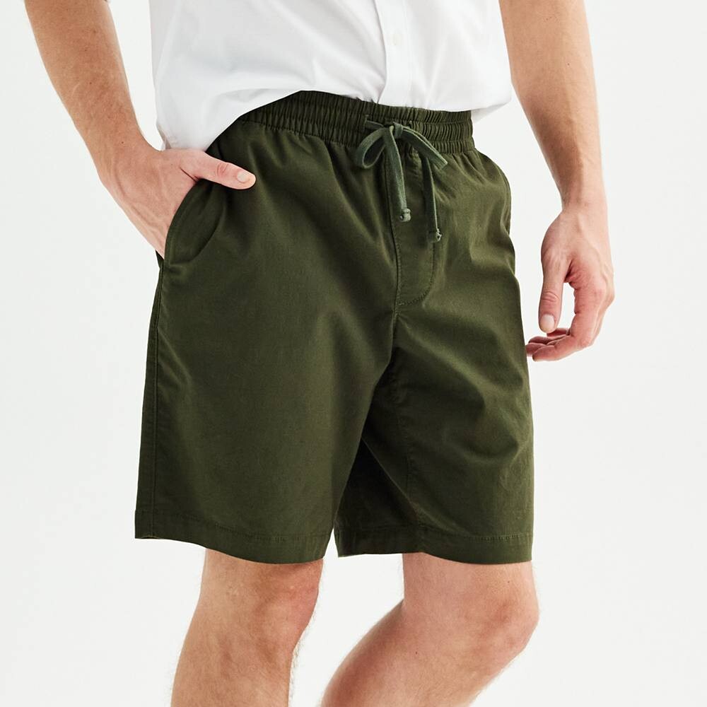 

Мужские шорты Sonoma Goods For Life 9 дюймов на каждый день без застежки, цвет Dark Olive
