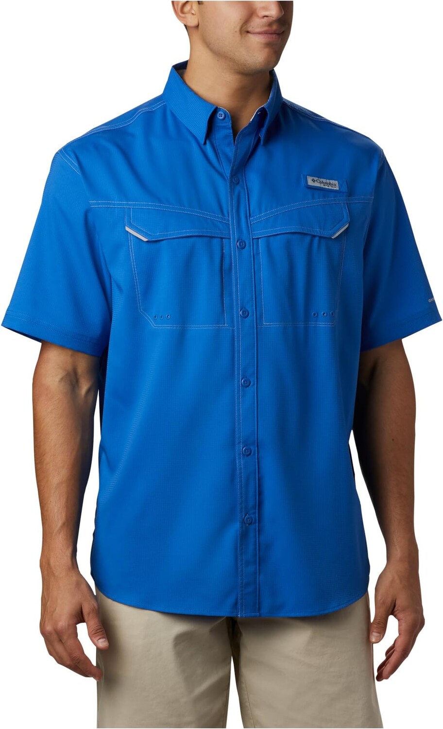 

Рубашка Columbia Low Drag Offshore S/S Shirt, цвет Vivid Blue