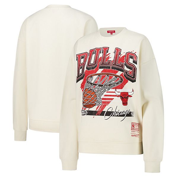 

Женский свитшот Chicago Bulls с принтом Mitchell & Ness