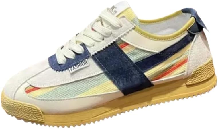 

Модные мужские спортивные кроссовки - повседневные и удобные текстильные кеды - яркий дизайн - подходят для повседневного использования или работы Hoalox, синий