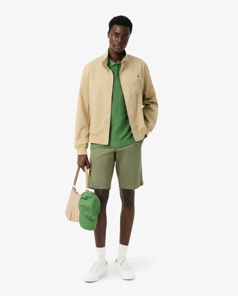 Мужская футболка с коротким рукавом Lacoste, зеленый — фото 4