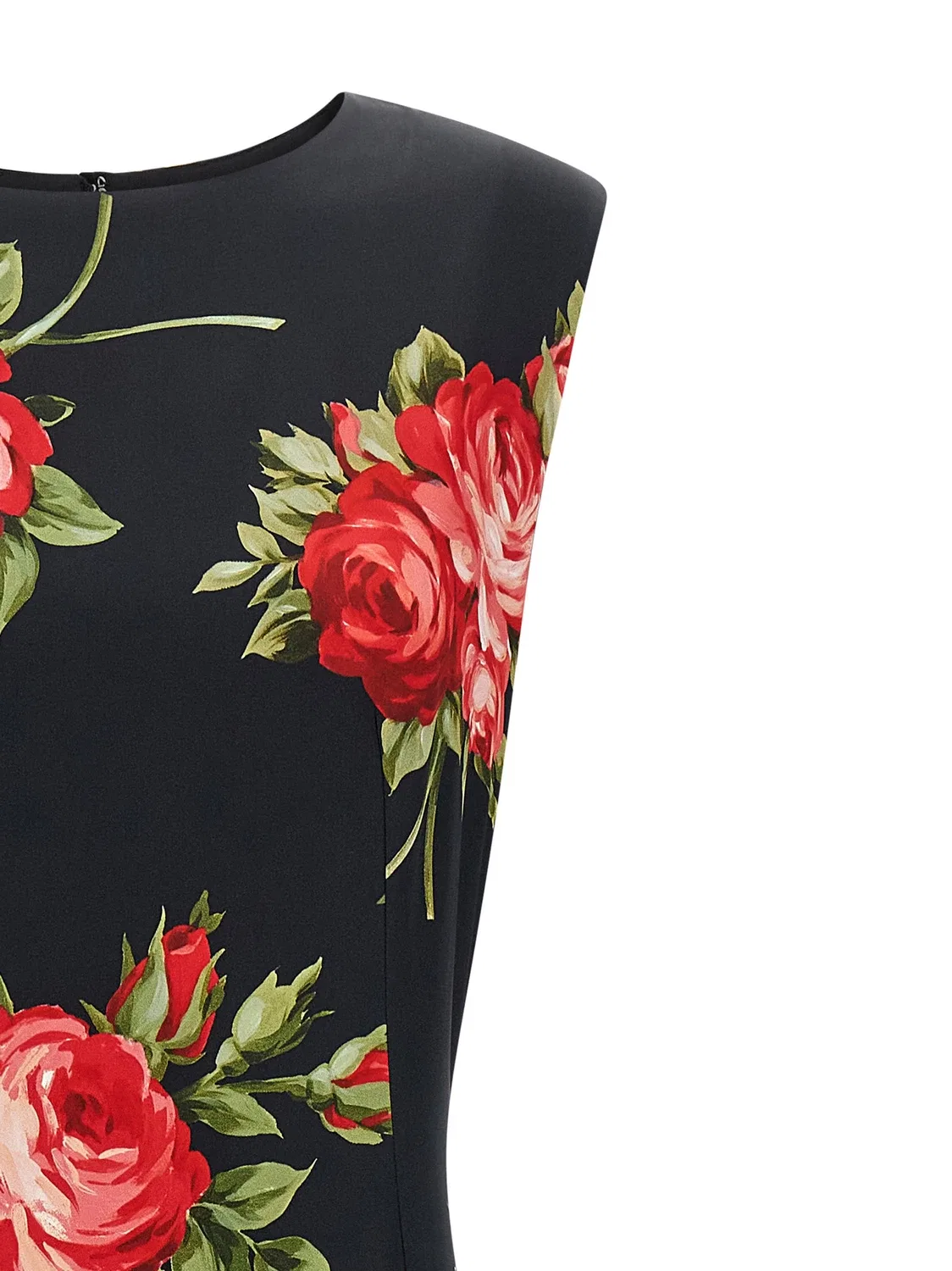 Платье «Букет Роз» DOLCE & GABBANA, черный — фото 3