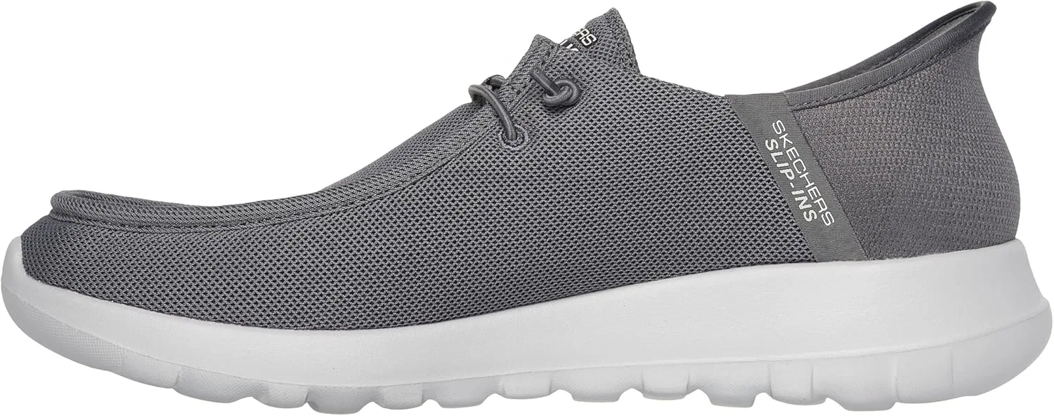Мужские слипоны Skechers Hands-Free Go Walk Max - кроссовки без помощи рук, Gray