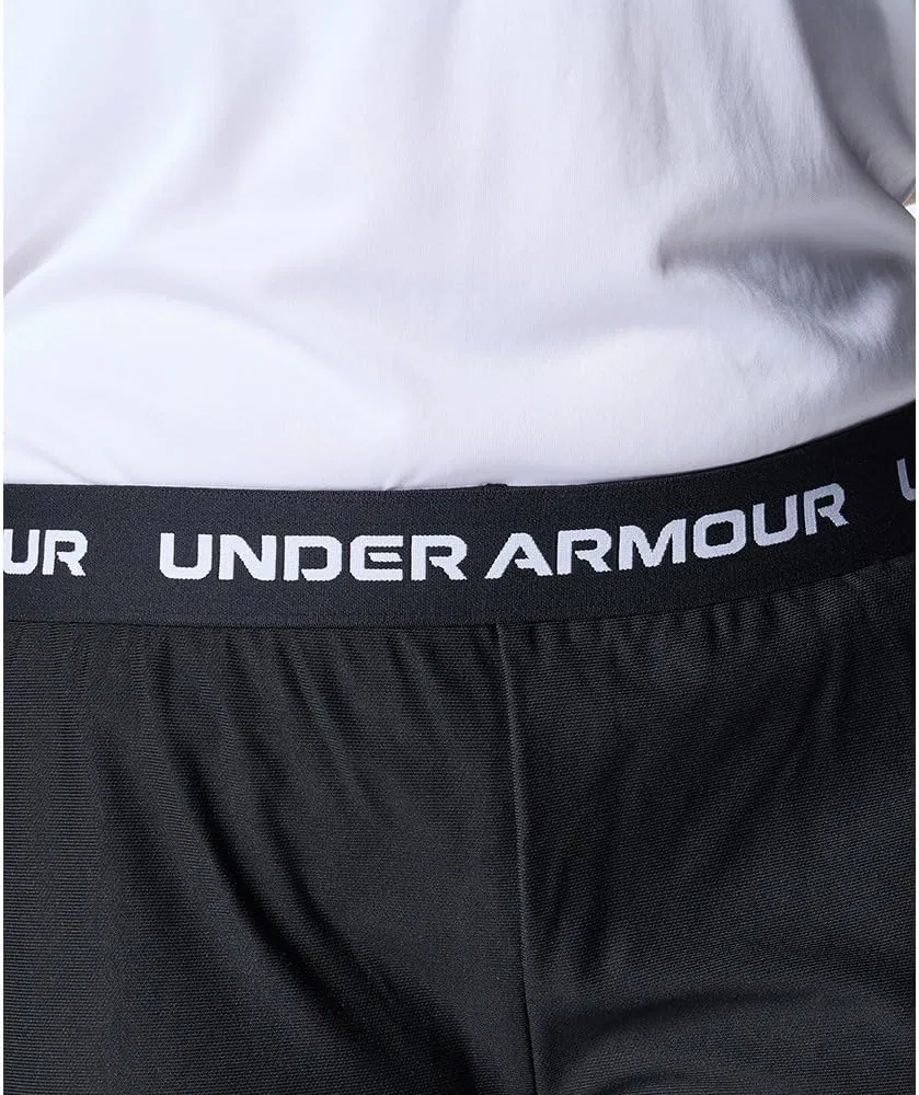 Шорты Under Armour Girls' Tech Play Up 5 Inch Shorts, (001) Black/White/White — фото 4