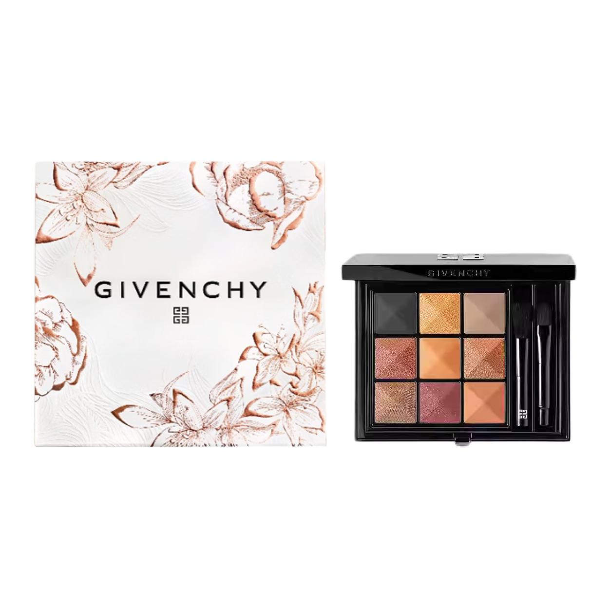 

Тени для век 520 Box Nine Colors, легко растушевываются, натуральные, 8 г Givenchy