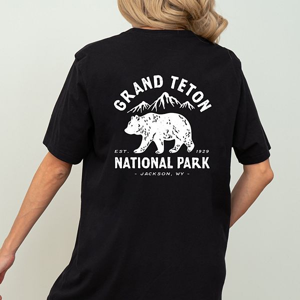 

Футболка Vintage с принтом Grand Teton National Park спереди и сзади Simply Sage Market, Black, Черный, Футболка Vintage с принтом Grand Teton National Park спереди и сзади Simply Sage Market, Black