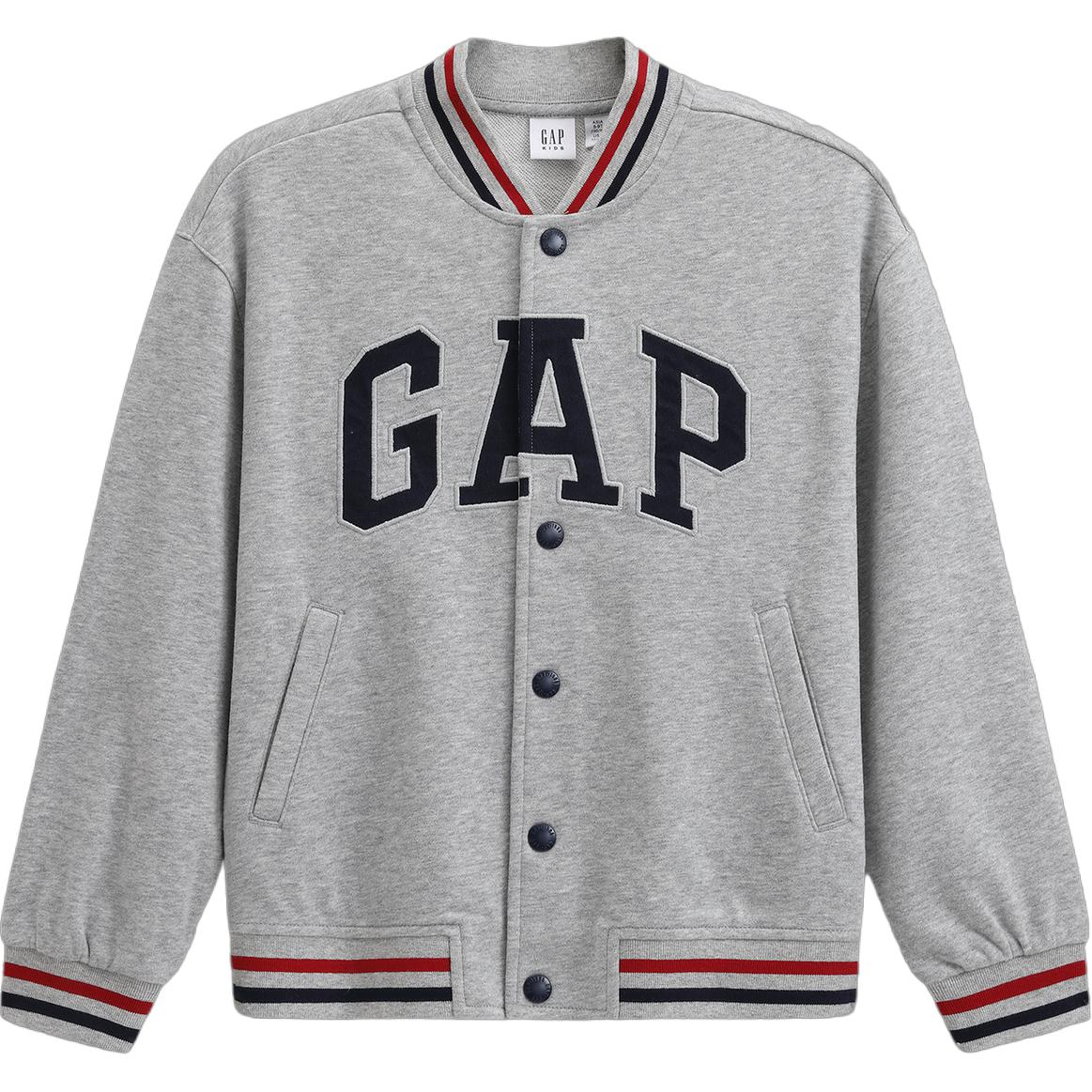 

Бейсбольная куртка для детей 3-7 лет GAP, светло-серый