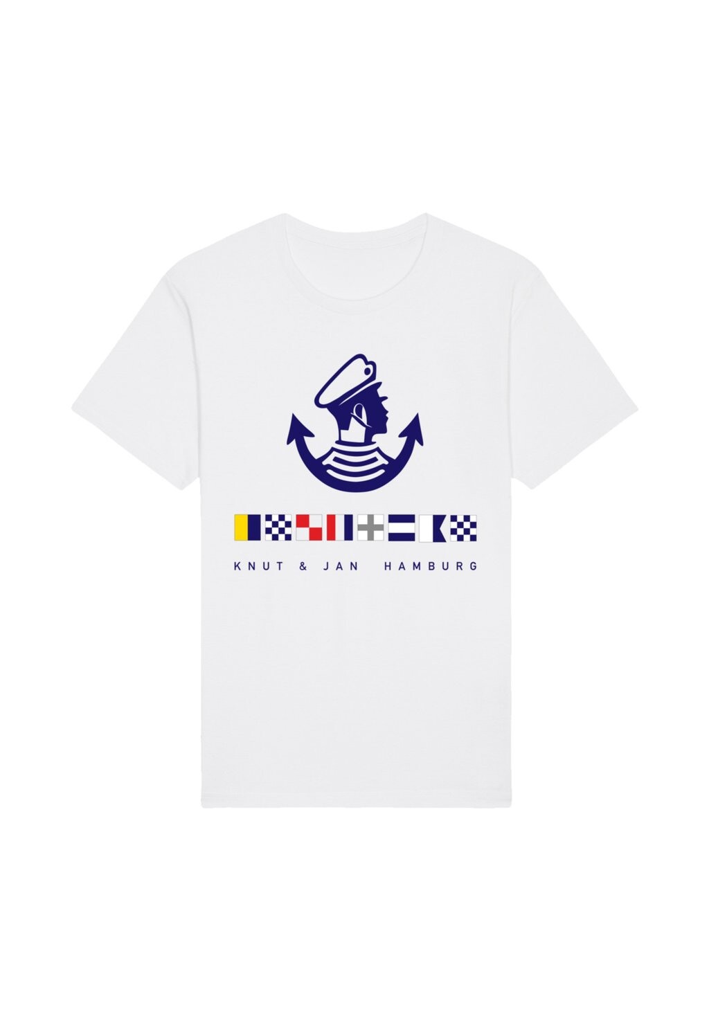 

Футболка с принтом LOGO KNUT JAN HAMBURG F4NT4STIC, белый