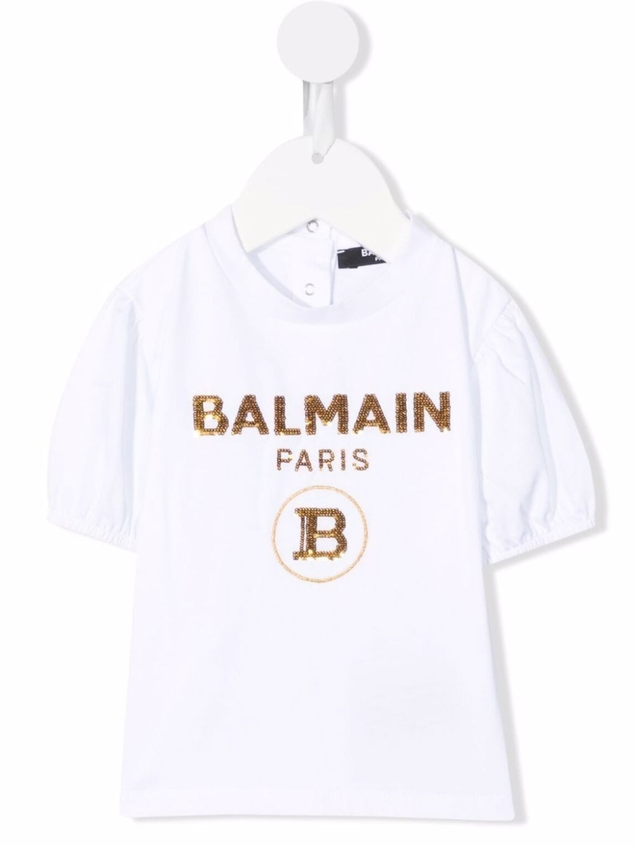 

Balmain Kids футболка с логотипом, белый