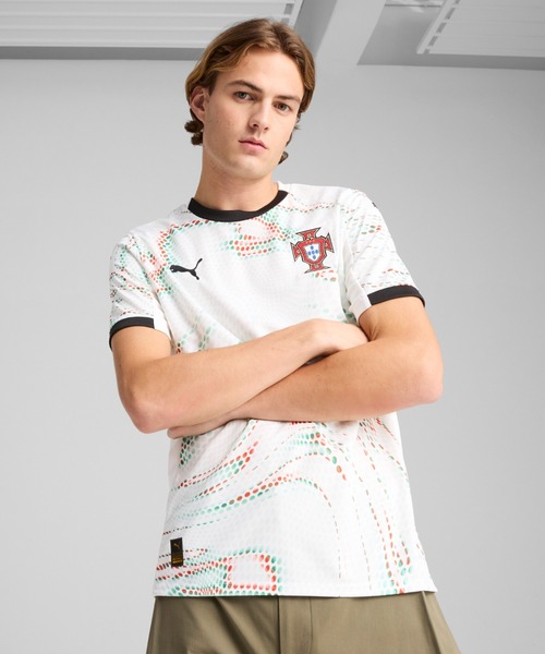 

Мужская футболка с коротким рукавом, реплика сборной Португалии PUMA, белый/черный