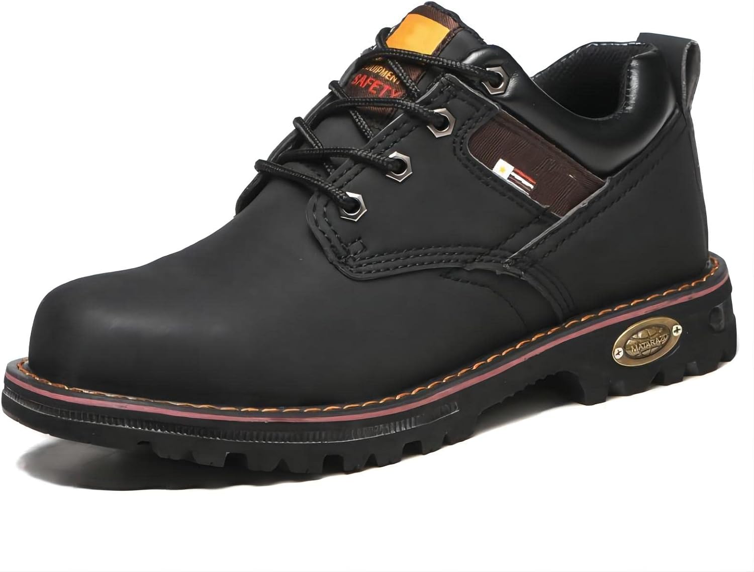 

Защитные ботинки для осени и зимы, мужские с легким стальным мыском, удобная рабочая обувь для женщин, противоскользящие, устойчивые к проколам, промышленная дышащая защита (желтые, 39) Generic