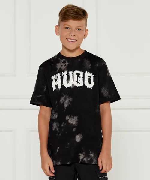 

Футболка Regular fit Hugo Kids, черный