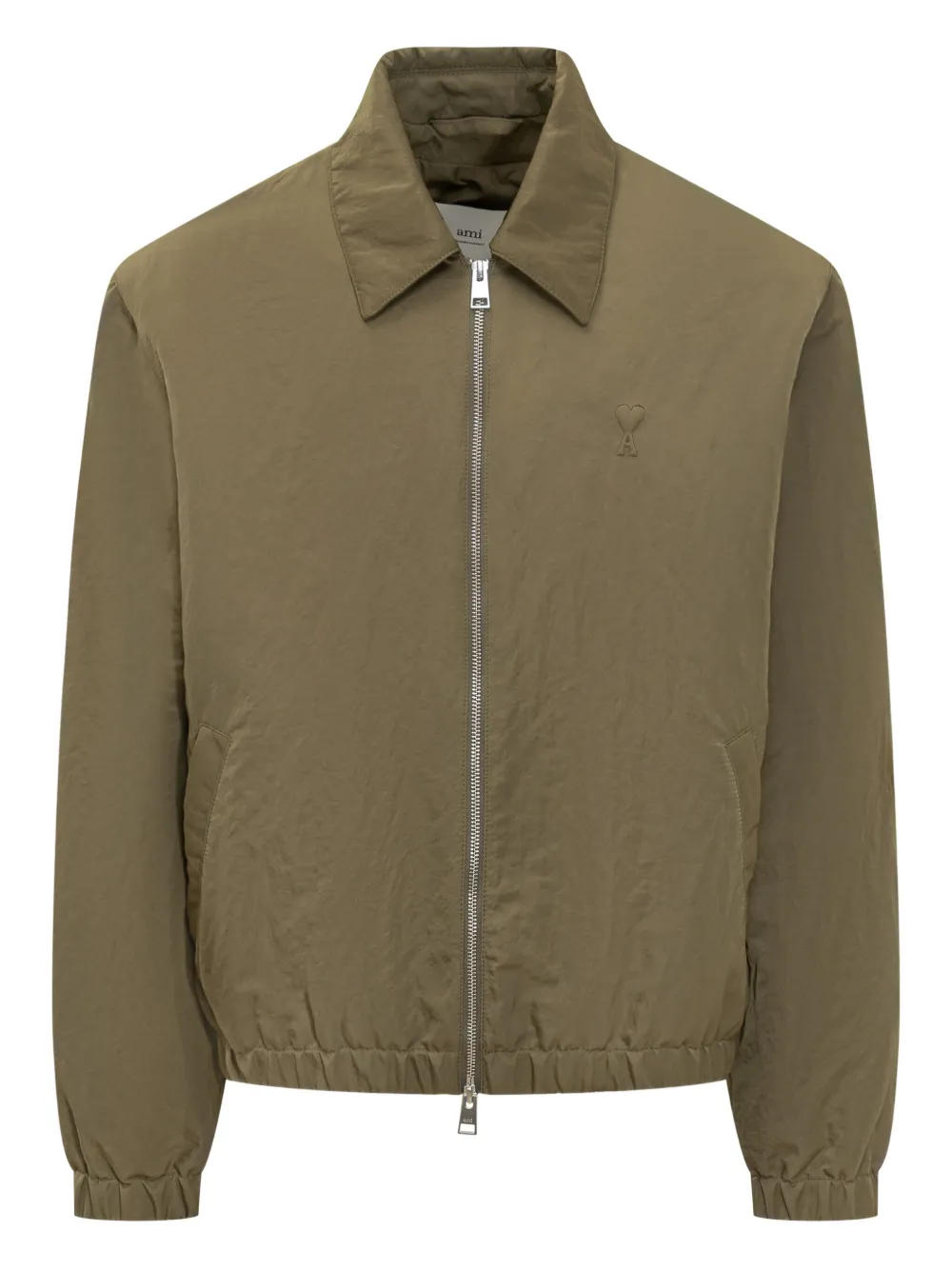 

Куртка на молнии Ami Paris, зеленый