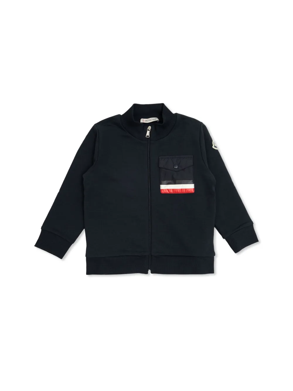 Спортивный костюм с полосками Moncler Enfant, синий — фото 3