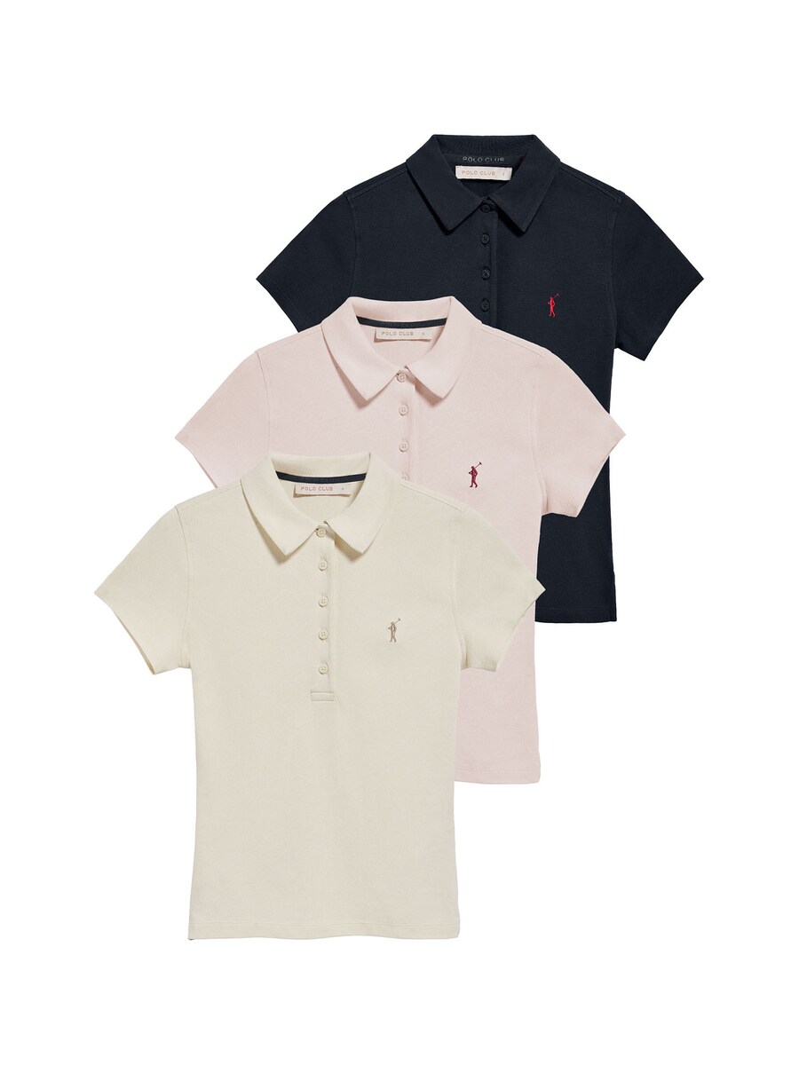 

Рубашка Polo Club, цвет Light beige/Powder/Black