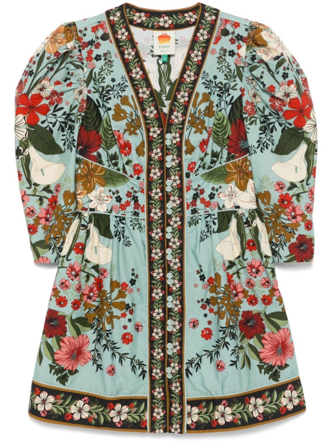 

Мини-платье Beauty Bouquet FARM Rio, синий