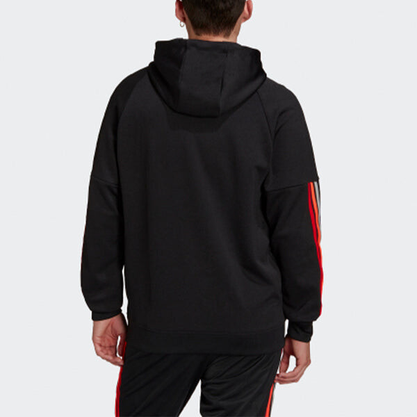 Толстовка Men's adidas originals Printing logo Black, мультиколор — фото 3