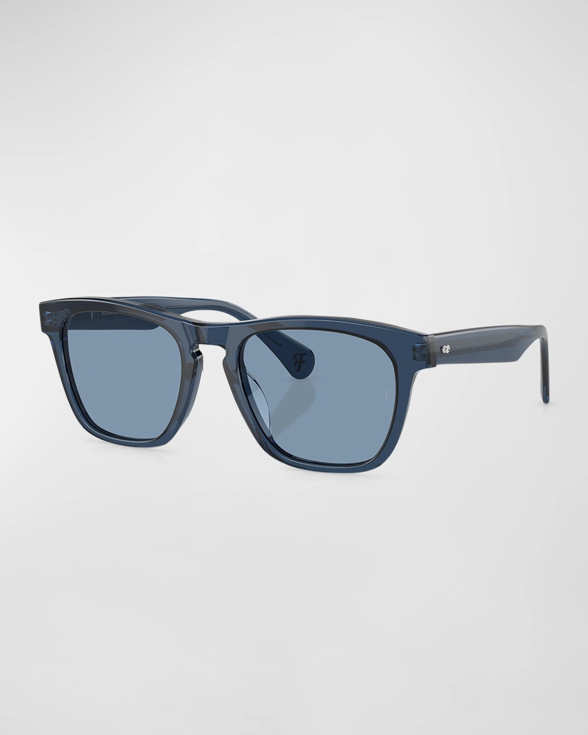 

Мужские квадратные солнцезащитные очки R-3 из ацетата Oliver Peoples, цвет Dark Blue