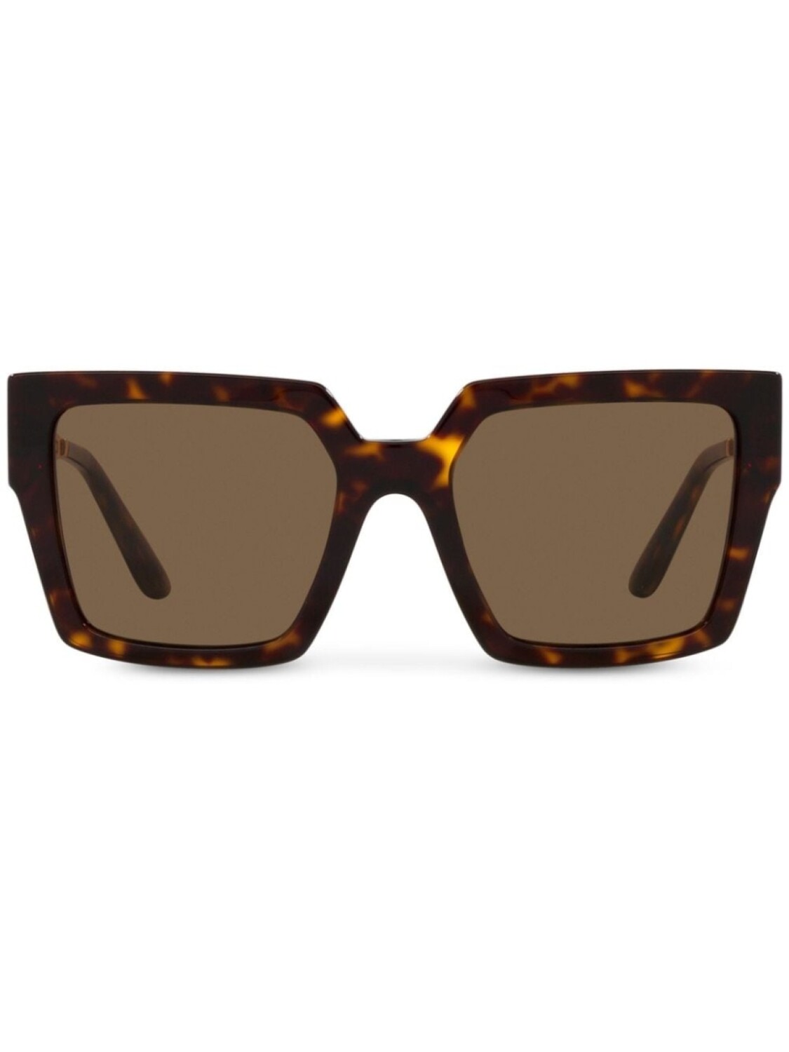 

Dolce & Gabbana Eyewear солнцезащитные очки в оправе черепаховой расцветки, коричневый