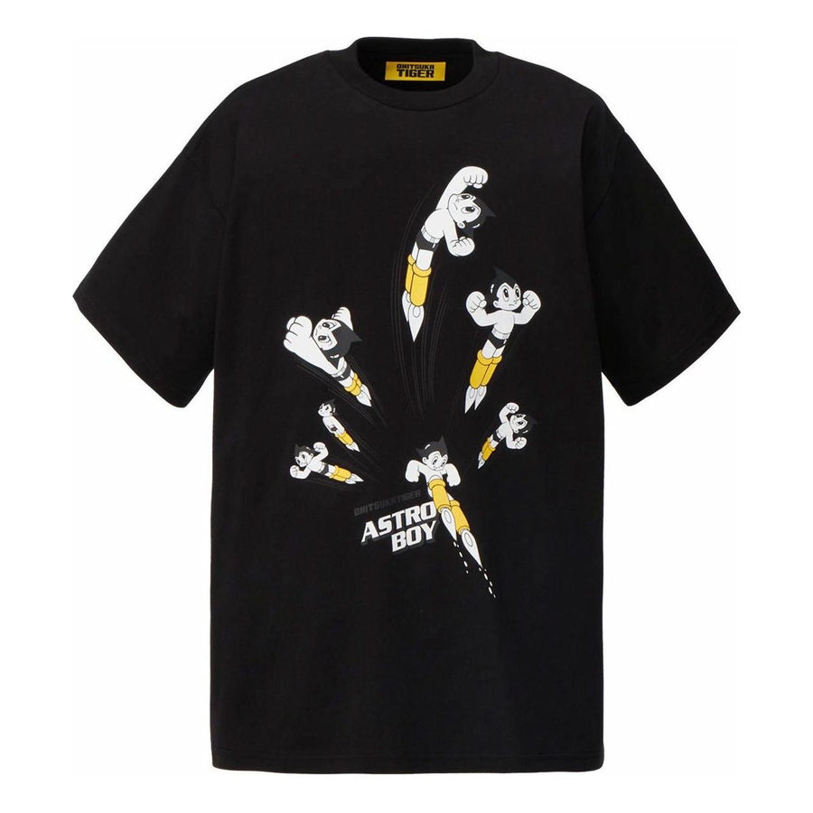 

Футболка Onitsuka Tiger x Astro Boy Oversized Graphic T-Shirt 'Black', черный