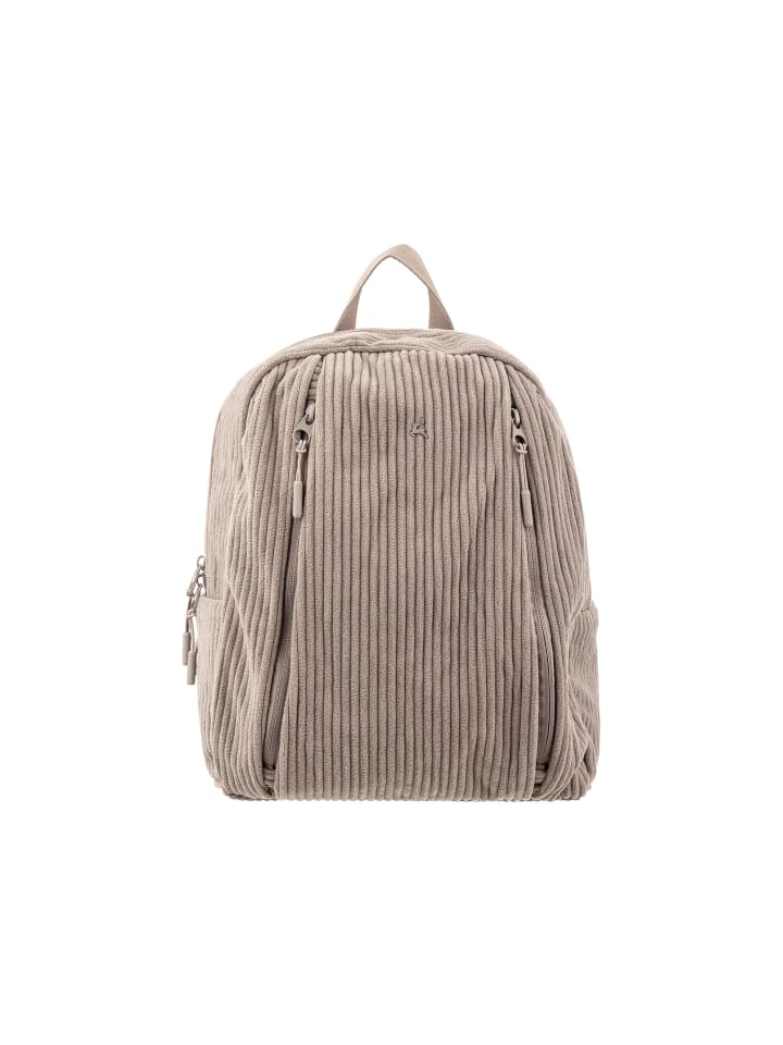 

Prato Классический рюкзак SC14 из вельвета с широким рубчиком серого цвета