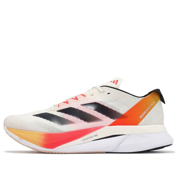 

Кроссовки adizero boston 12 'ivory black red' Adidas, белый