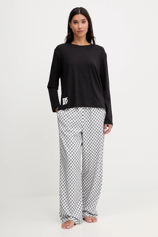 

Хлопковая пижама Dkny, черный