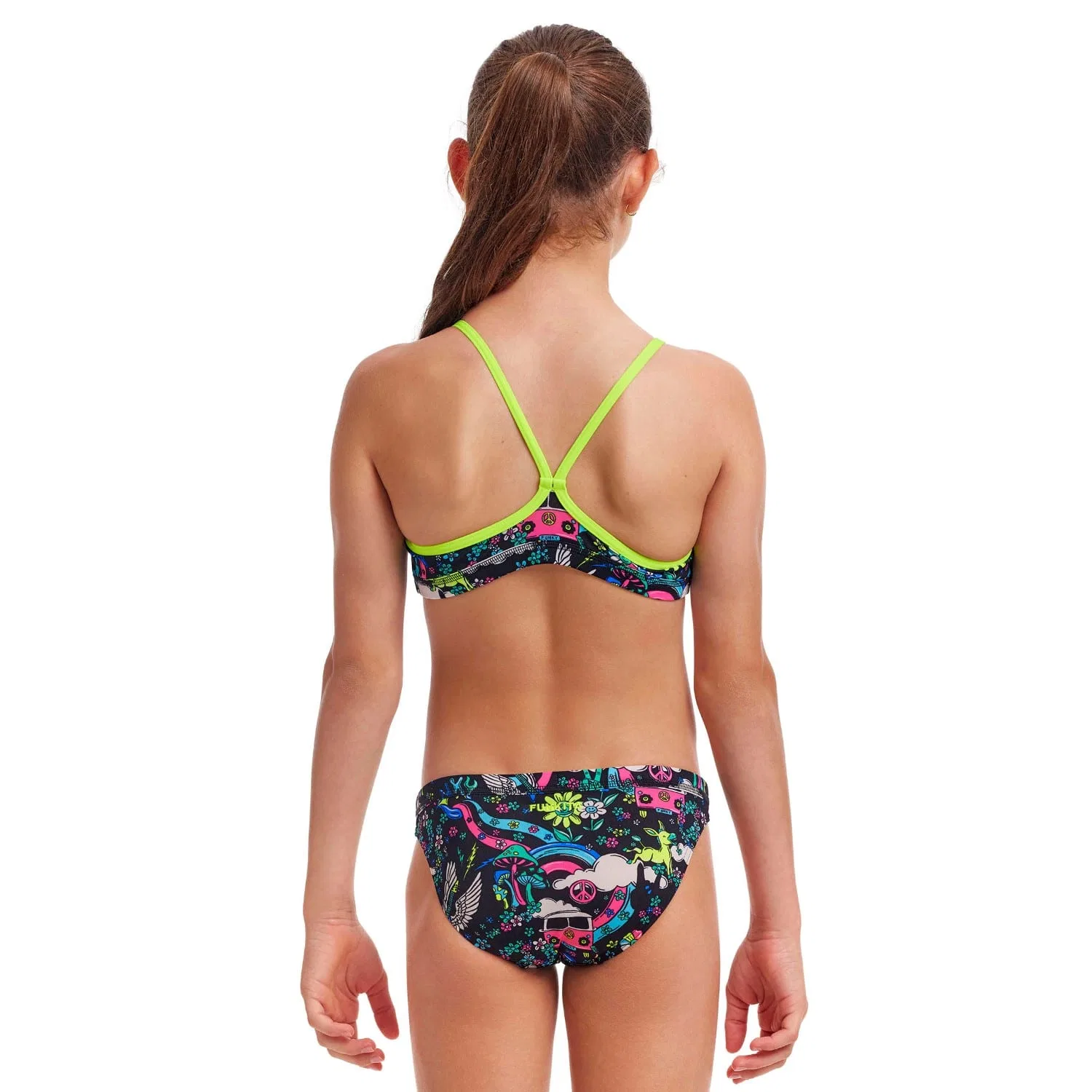 Бикини-раздельный, принт, Funkita, разноцветный — фото 3