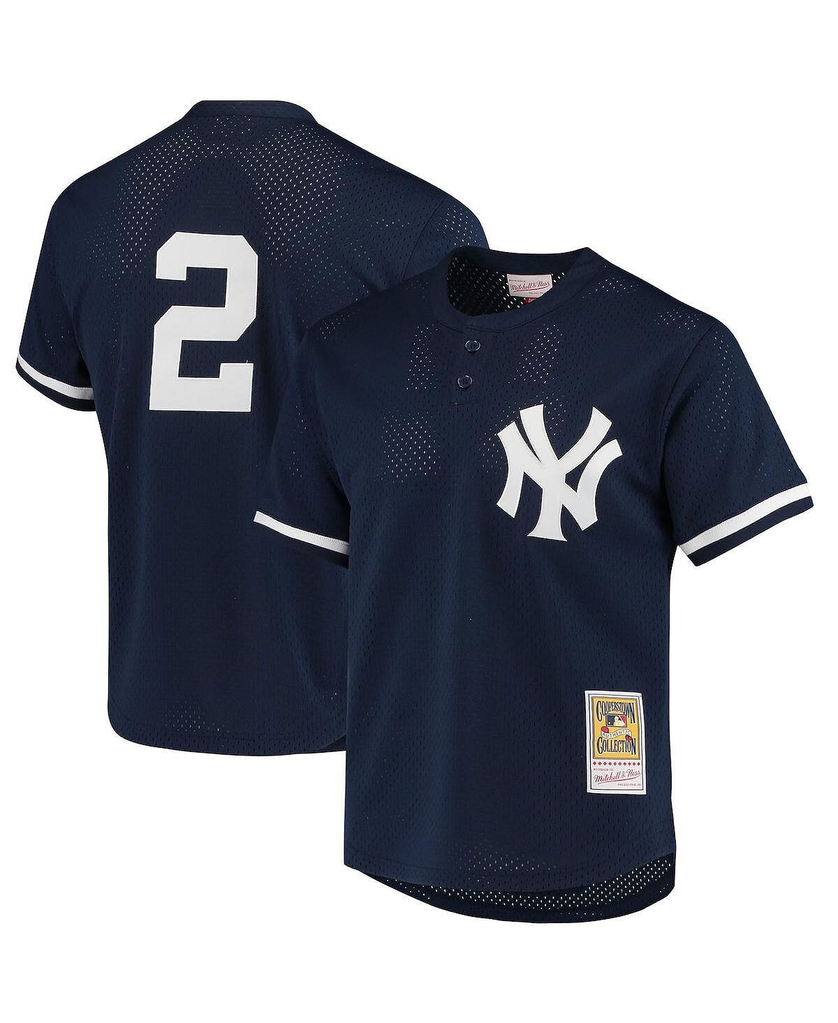 

Мужская темно-синяя футболка Derek Jeter New York Yankees Cooperstown Collection 1995 года для тренировок ватин Mitchell & Ness, Синий, Мужская темно-синяя футболка Derek Jeter New York Yankees Cooperstown Collection 1995 года для тренировок ватин Mitchel